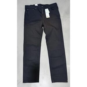 Levi's 505 Regular Stretch Black Jeans 38x32